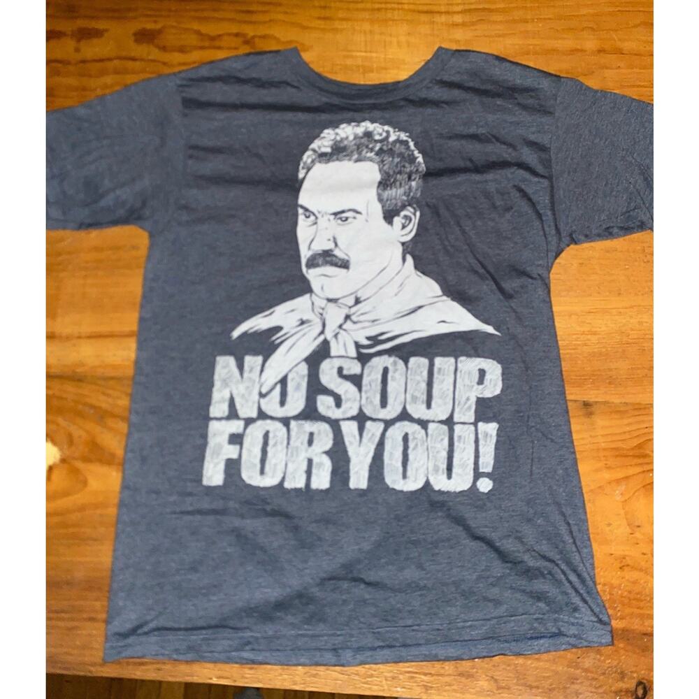 Seinfeld "No Soup For You" Graphic T-Shirt Size Medium